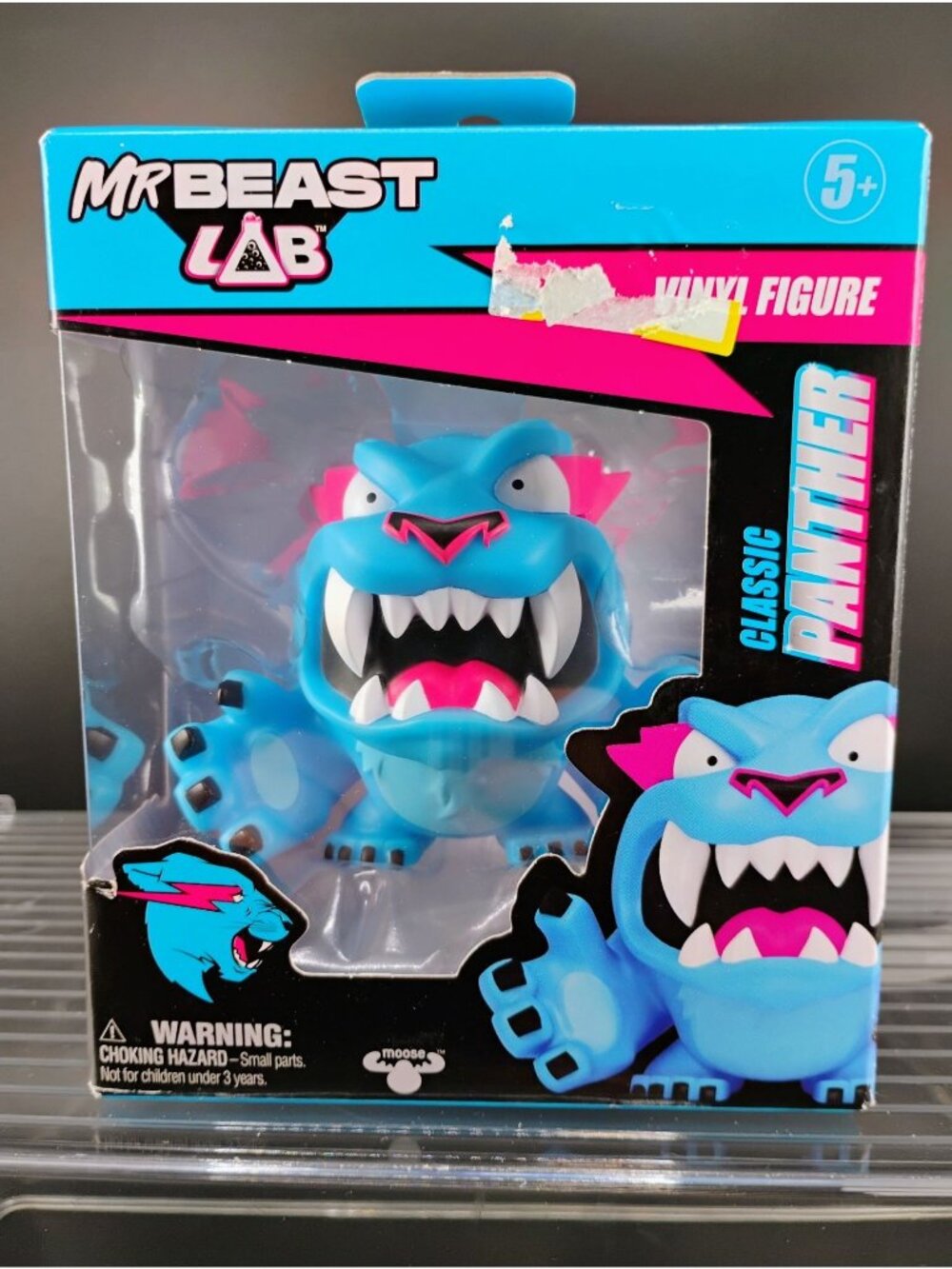 MrBeast Lab Classic Panther Vinyl Figure For Ages 5+ Collectible